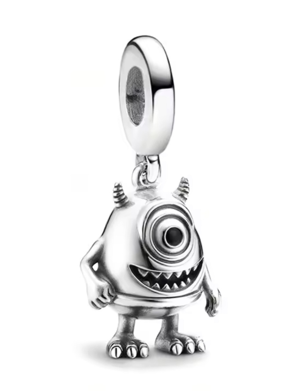 NWOT Disney Pixar Mike Wazowski Dangle Charm Sterling Silver 925
